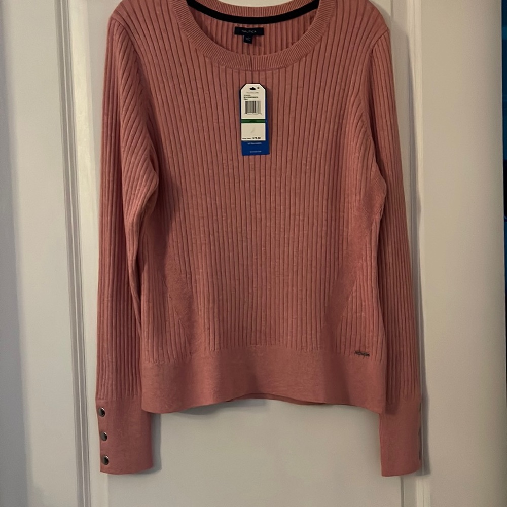 Náutica SUSTAINABLY CRAFTED RIB-KNIT SWEATER